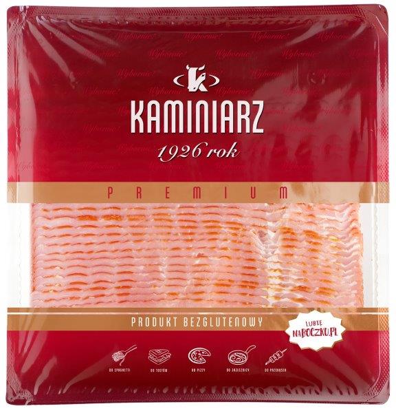 Packaging: Steamed Bacon Slices Tray Kaminiarz 1926 