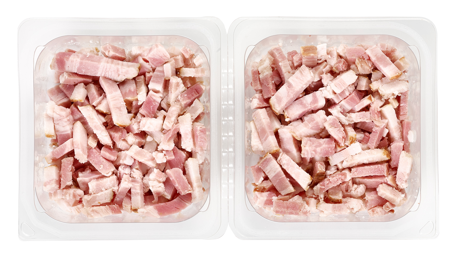 Steamed Diced Bacon Lardons Package Poland Manufacturer